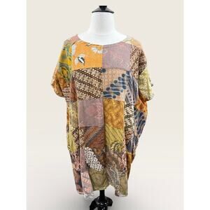 Jaded Gypsy Patchwork Dress, One Size